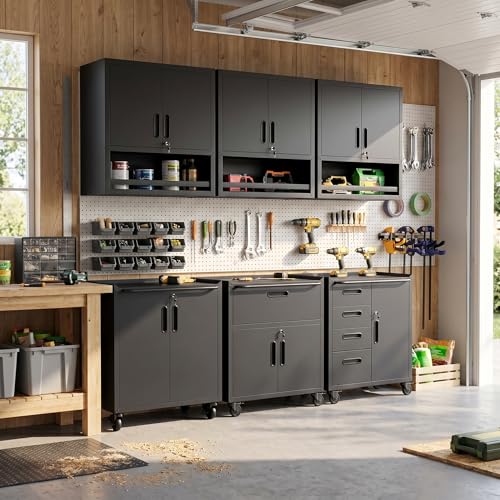 VIYET 6-Piece Modular Garage Cabinet System