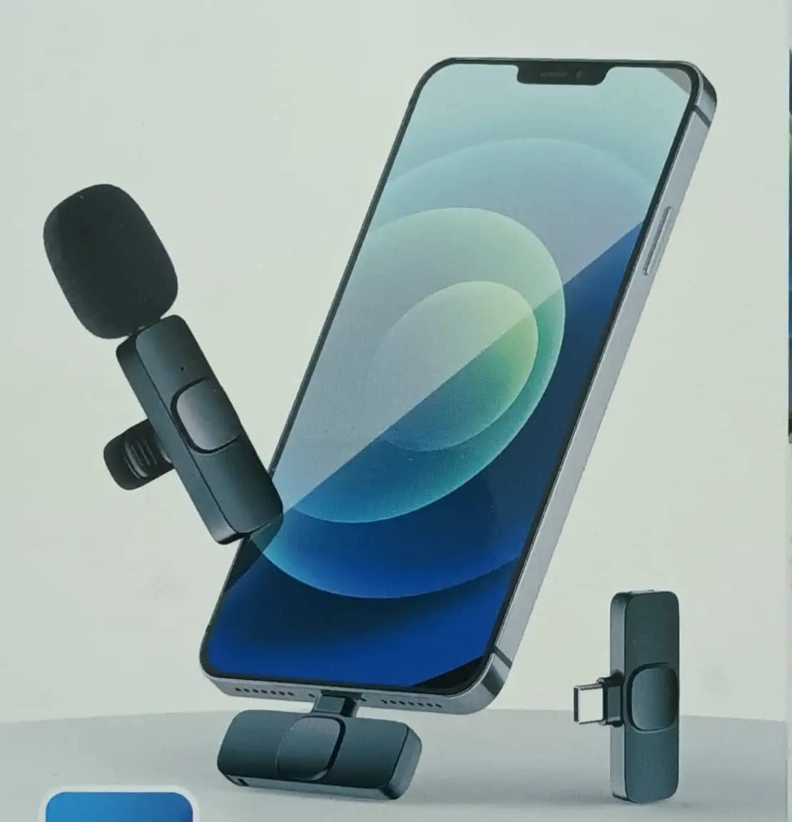 Buy CJGV 2 in 1 K8 Wireless Microphone, Digital Mini Portable Clip Mic