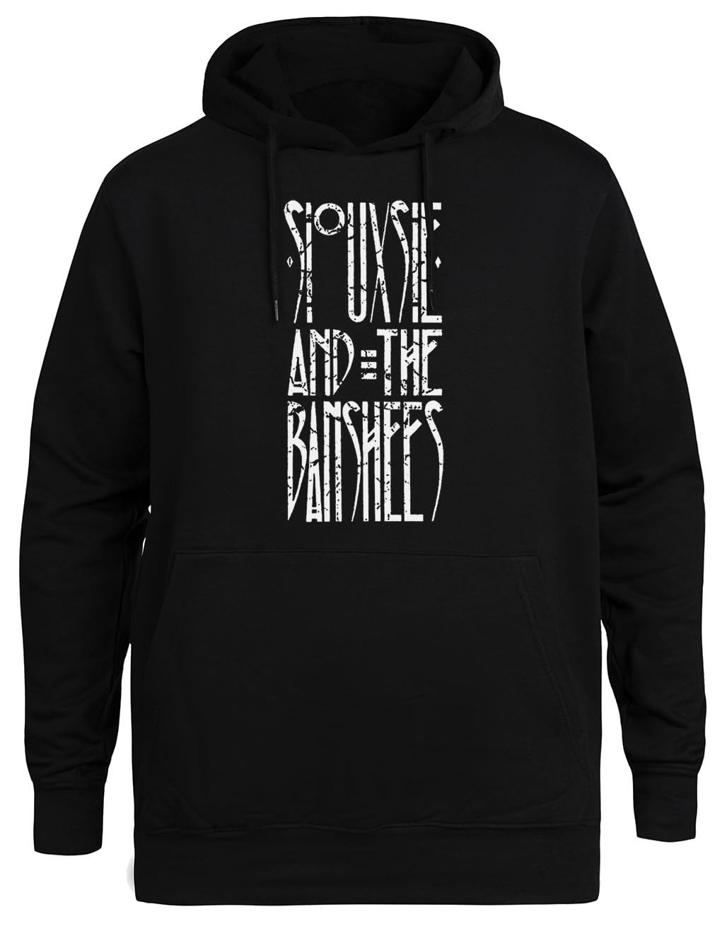 Souuxsie & The Banshees Logo Felpa con Cappuccio Nera Unisex Giacca con Cappuccio Ecologica