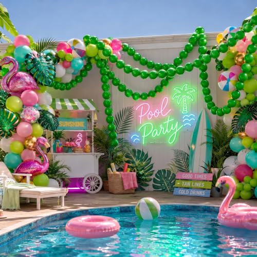 Image of Govpy Green Linking Balloons, 100PCS 6 Inch Kelly Green Quick Link Balloons