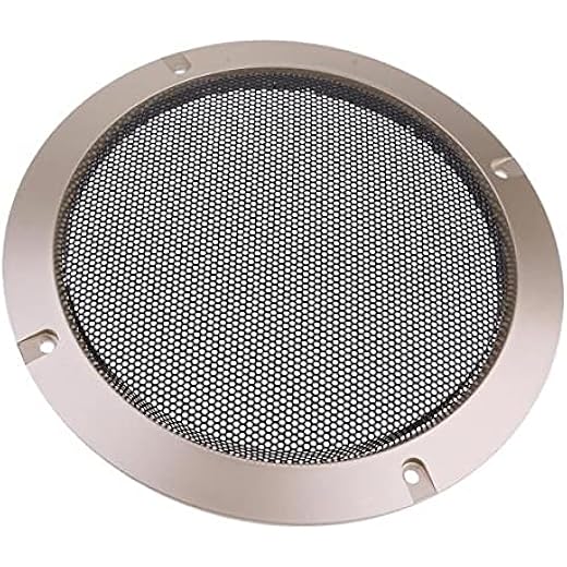 bnf 2x65inch Speaker Grills Cover Case with Screws Gold