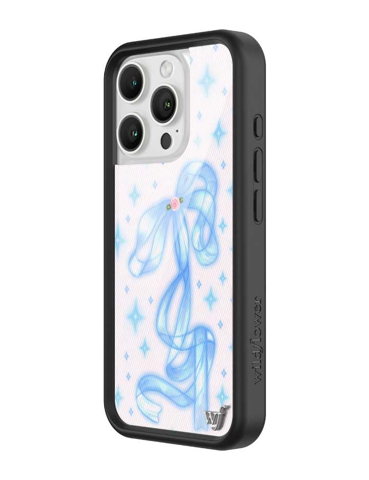 Image of Wildflower Cases - iPhone 16 Pro Compatible - Sparkle Girl | Impact-Certified 6.5 ft Drop Protection Case, Raised Protective Bumper, Cute Aesthetic Design, Women-Owned Small Business