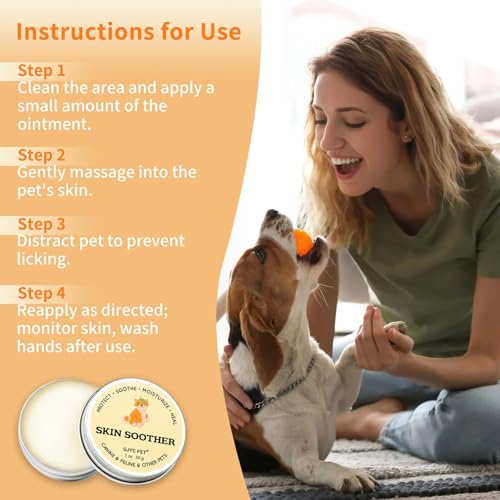 GJYC PET Schnelle Heilung & Haarwiederherstellung Beruhigungsmittel für Hundehaut - 1 oz. Dose