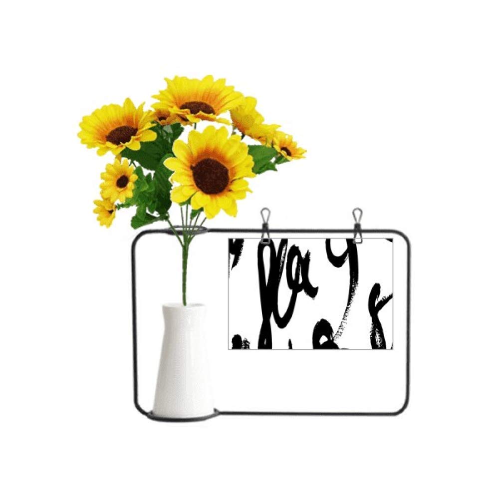 Tournesol artificiel en carte cadeau pour célébrer les moments précieux
