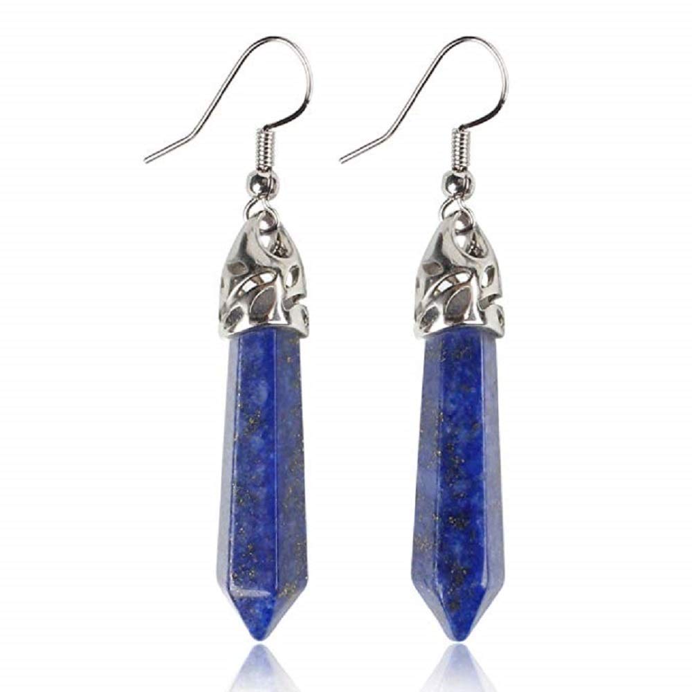 PRAANJAL Alloy with Gemstone Contemporary Earrings for Women, Girls, Lapis (B07YLQPJSS) Amazon Price History, Amazon Price Tracker