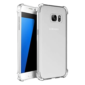 Solimo Case for Samsung Galaxy S7 (Silicone Transparent)