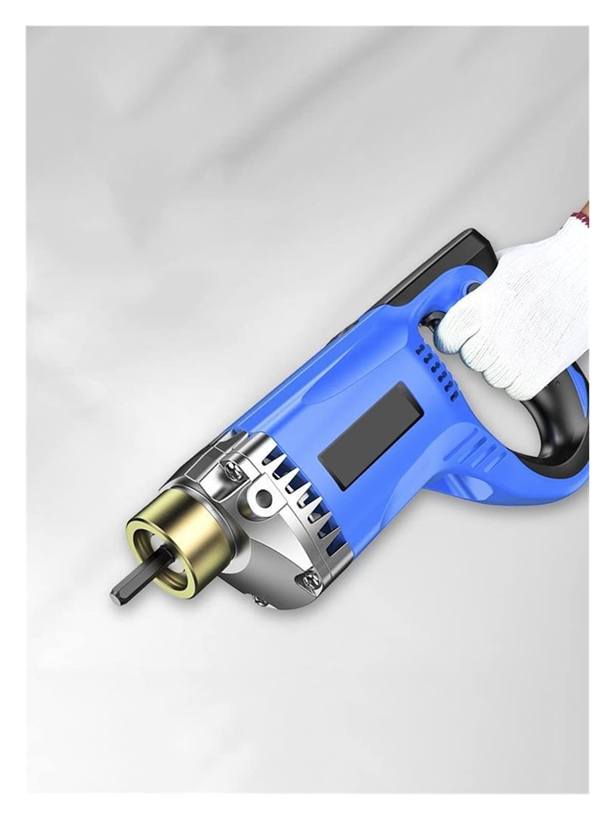 Estilo aleatorio Mano Power Hormigón Vibradores Cement Bubble Remover con 1m 1.2m .5m Herramientas de cemento la varilla cobre, Serie de construcciones(1980W motor+1 meter rod)