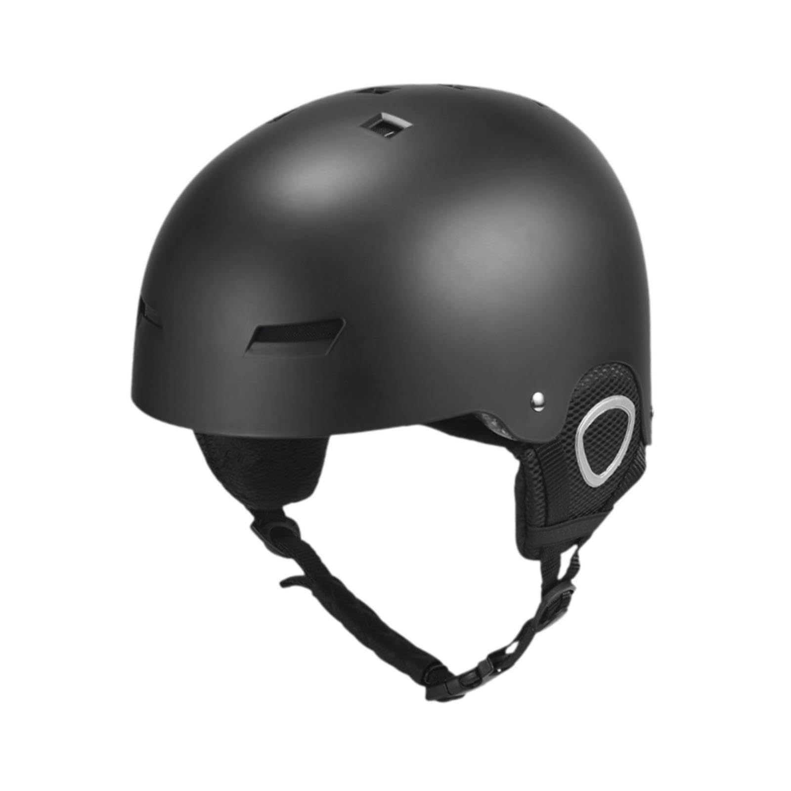 Kask narciarski męski damski kask snowboardowy do jazdy na deskorolce wspinaczka skałkowa jazda na rowerze czarny M