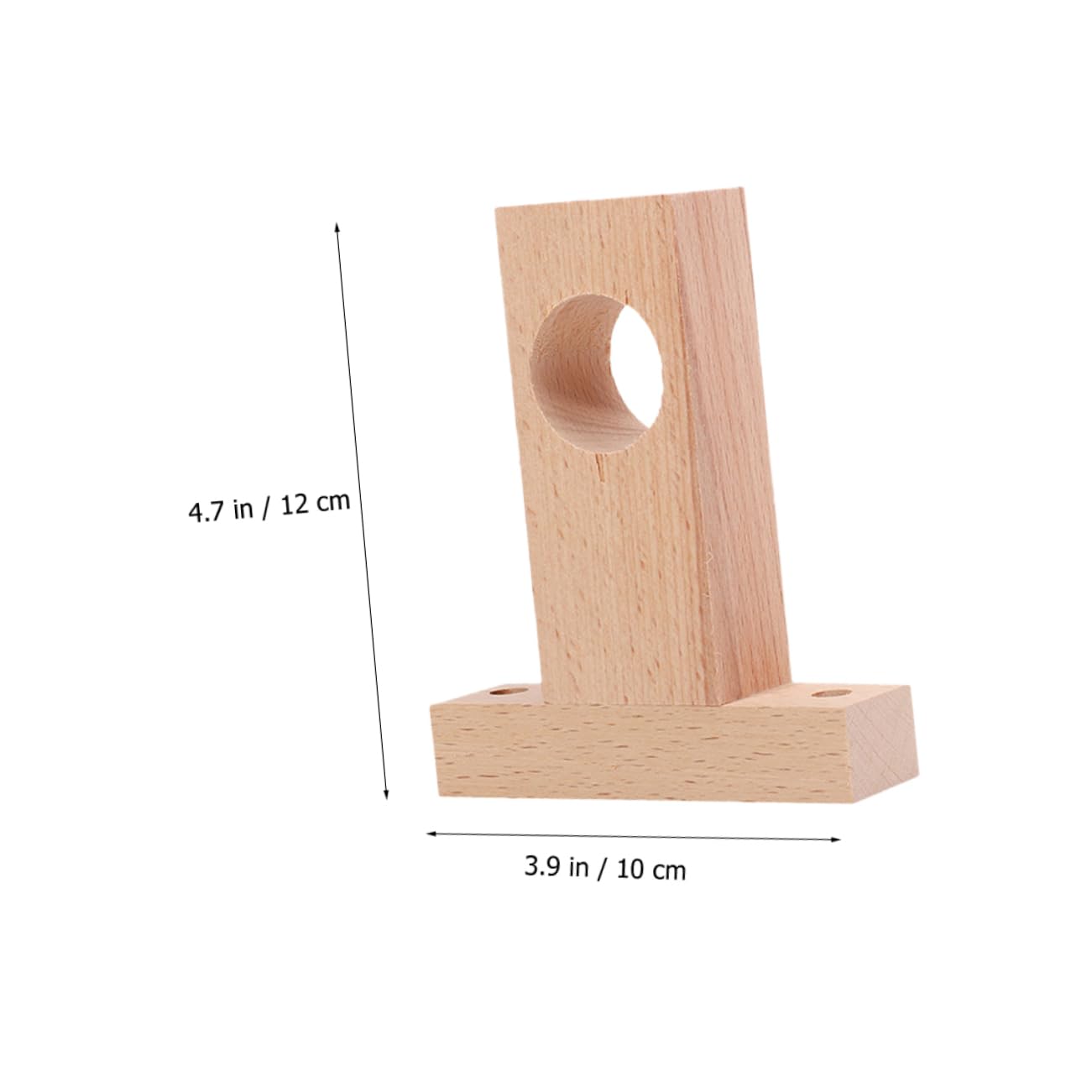 Supporto Resistente per Materiale Bastone 4 Pezzi e in Tende Moderno Sintetico Beige, Design Semplice, Antiscivolo, per Ufficio e Soggiorno