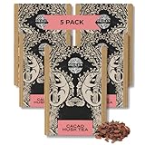 Origen Cacao Husk Tea – 100% Natural Cacao Shell – Zero Sugar, Caffeine-Free Superfood – Healthy Chocolate Tea Alternative to Coffee – Rich in Antioxidants & Iron