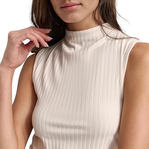 Image of DKNY Women's Ruched Versatile Trendy Everyday Top