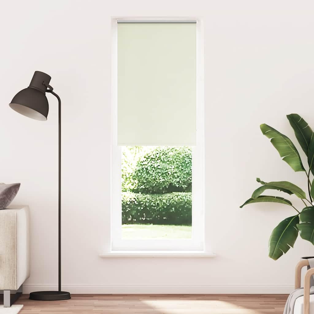 Tenda avvolgibile opaca, bianco sporco, 80 x 210 cm | 100% poliestere, montaggio con viti o senza foratura, facile da pulire, uso in casa e in ufficio
