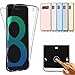 Samsung Galaxy Note 8 Case, AMASELL Full Coverage 360 degree Front and Back Protective Case Shockproof TPU Gel Transparent Clear Cover for Samsung Galaxy Note 8, Transparent