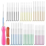 Mayboos 42 Pcs Needle Felting Needles,Wool Felting Supplies with 3 Types Star,Twisted,Triangular Felting...