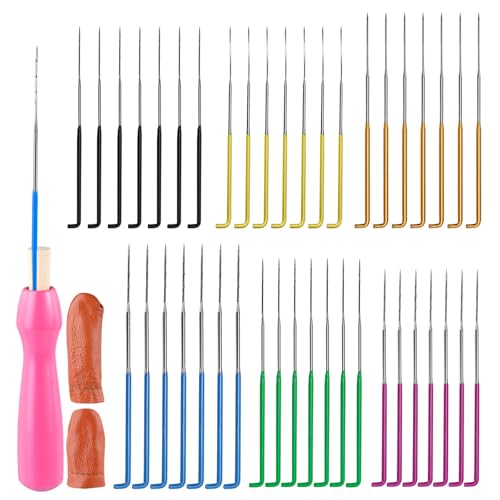 Image of Mayboos 42 Pcs Needle Felting Needles, Wool Felting Supplies