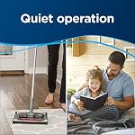 BISSELL - Sweeper sans fil - PerfectSweep Turbo - Remboursé 7.2 La batterie V fonctionne pour 60 Minutes avec Powered Brush roll et Easy Empty Dirt Cup pour les nettoyages in-Between - argent