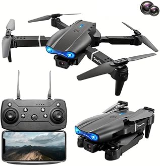 Magicwand ⦗Double Camera⦘ 6 Channel,1080p HD Foldable Quadcopter Drone with Headless Mode,Wi-Fi Connectivity,with iOS & Android Connectivity