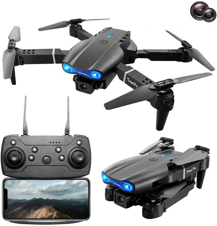 Magicwand ⦗Double Camera⦘ 6 Channel,1080p HD Foldable Quadcopter Drone with Headless Mode,Wi-Fi Connectivity,with iOS & Android Connectivity