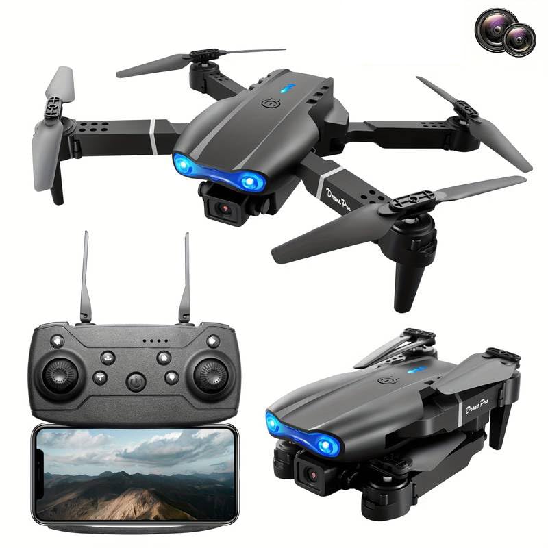 Magicwand ⦗Double Camera⦘ 6 Channel,1080p HD Foldable Quadcopter Drone with Headless Mode,Wi-Fi Connectivity,with iOS & Android Connectivity