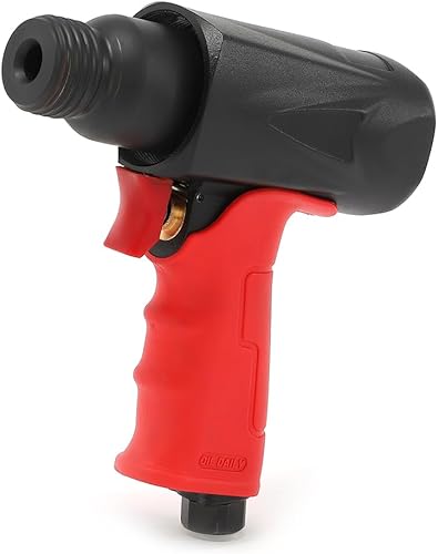 Miniatura 5 de Escalador de agujas neumático compacto 19 agujas y pistola de martillo neumático 4 cinceles 2 en 1