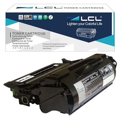 LCL Remanufactured Toner Cartridge Replacement for Lexmark T650H11A T650H21A 25000 Pages T650 T650n T650dn T650dtn T652 T652n T652dn T652dtn T654 T654n T654dn T654dtn T656dne TS654dn TS656dne (Black)