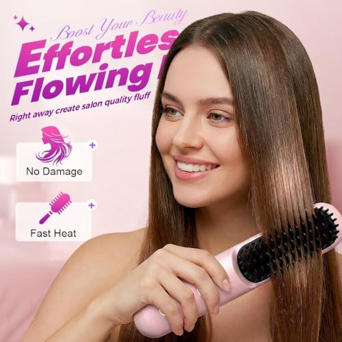 Cepillo alisador inalámbrico Go Brush Pro para cabello corto miniatura 2