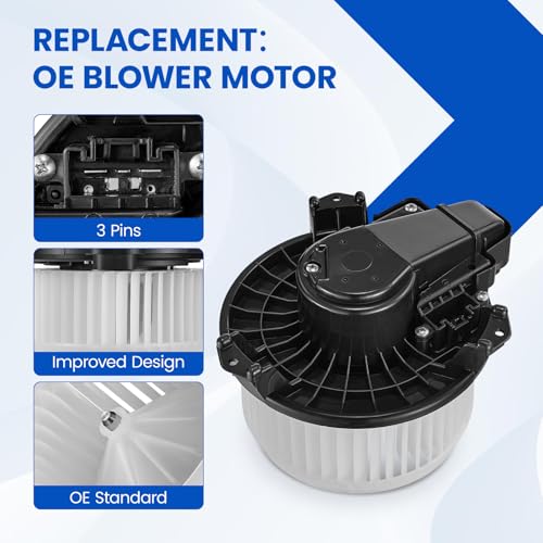 Image of HVAC Blower Motor 700249 Compatible with Toyota Corolla 2009-2019, Prius 2010-2016, Blower for 87103-02210, 87103-12080, SK700249 A /C Blower Motor Assembly for 2012-2017 Prius V