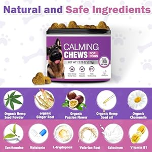 Hemp-Calming-Chews-for-Dogs-150PCs-Dog-Calming-Treats-and-Bites-with-Hemp-Oil-Anxiety-and-Stress-Relief-for-Dogs-Puppy-Melatonin-Sleep-Aid-Calm-Dog-Noise-Thunder-Barking-Separation-Chewing - Cucciolini Doodles   Hemp-Calming-Chews-for-Dogs-150PCs-Dog-Calming-Treats-and-Bites-with-Hemp-Oil-Anxiety-and-Stress-Relief-for-Dogs-Puppy-Melatonin-Sleep-Aid-Calm-Dog-Noise-Thunder-Barking-Separation-Chewing