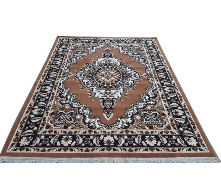 Image of Soft Washable Beautiful Acrylic Rugs for Home Decor Living Room 5x7 feet (150 x 200 CM) Gold