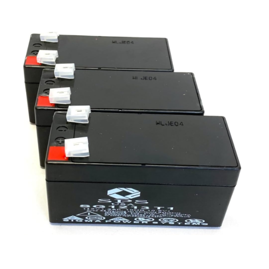 SPSBrand 12V 1.3Ah Replacement Battery for Acme Medical 4500 Scale (3 Pack)