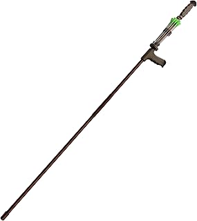 Tim Wells Slock Master Blowgun, 5 Ft Long .625 Big Bore Caliber, Includes Pistol Grip and Quiver, 10 Razor Darts and 10 Blow Darts Included, Bronze Color