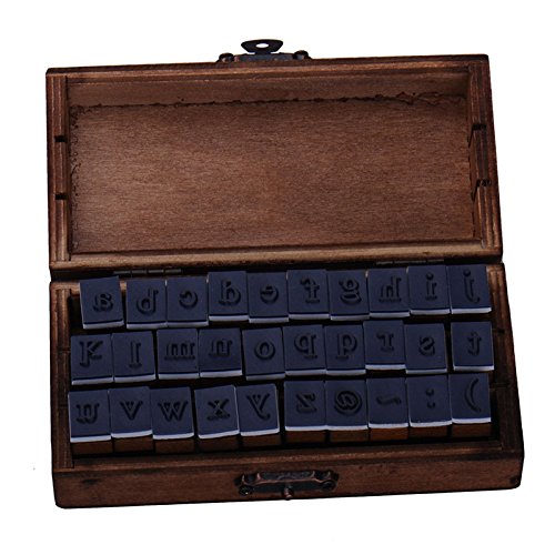 Buy Generic 30pcs/Set DIY Letter Wooden Stamps AlPhabet Stamps Wooden