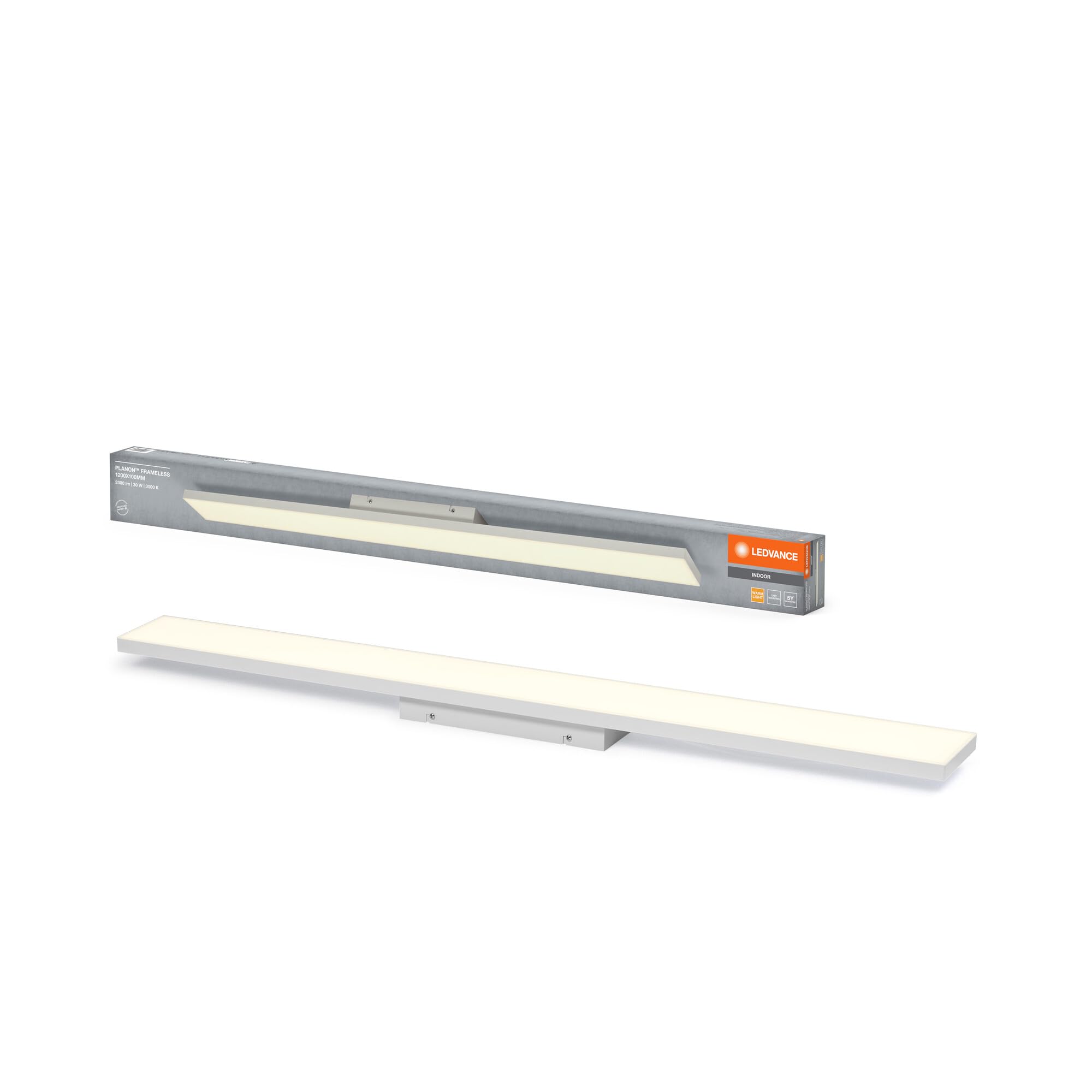 Plafonnier LEDvance technologie LED avancée 35W rectangulaire avec diffuseur PMMA dépoli