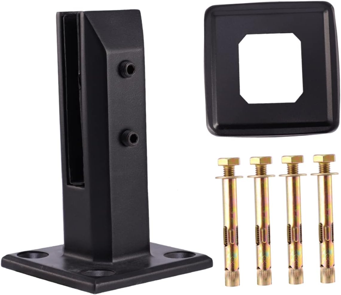 Stainless Steel Glass Clamp Balustrade Garden Railing Bracket Glass Clamp Holder Steel Easy Install