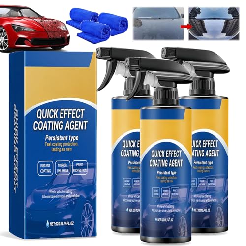 ZANWANXIN Advanced Car Quick-Acting Coating Agent Spray, Quick Effect Coating Agent, Advanced Car Quick Acting (3pcs)