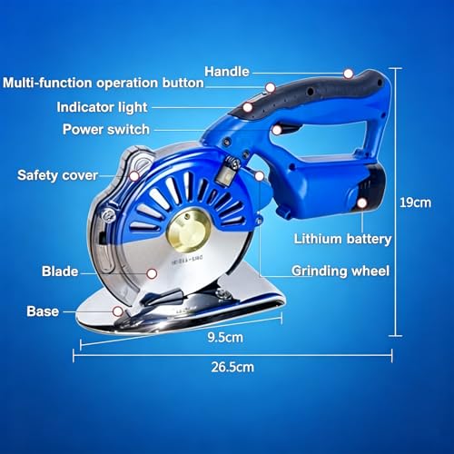 Machine électrique rotative pour tissu pour couper sans fatigue le cuir et l'ameublement