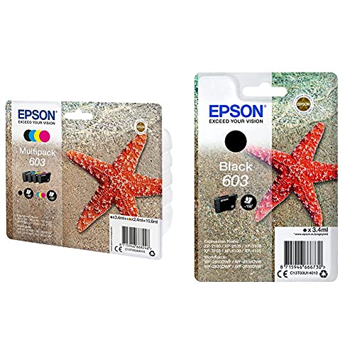 Cartouche encre Epson 603 multipack noir et couleur pour imprimante Expression Home XP-2100