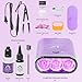Inicelight V light hair extensions kit Pro, V Light hair extension tools set, V light machine*1 V light hair removal tool*1 v light hair extensions glue*5 glue remover *3