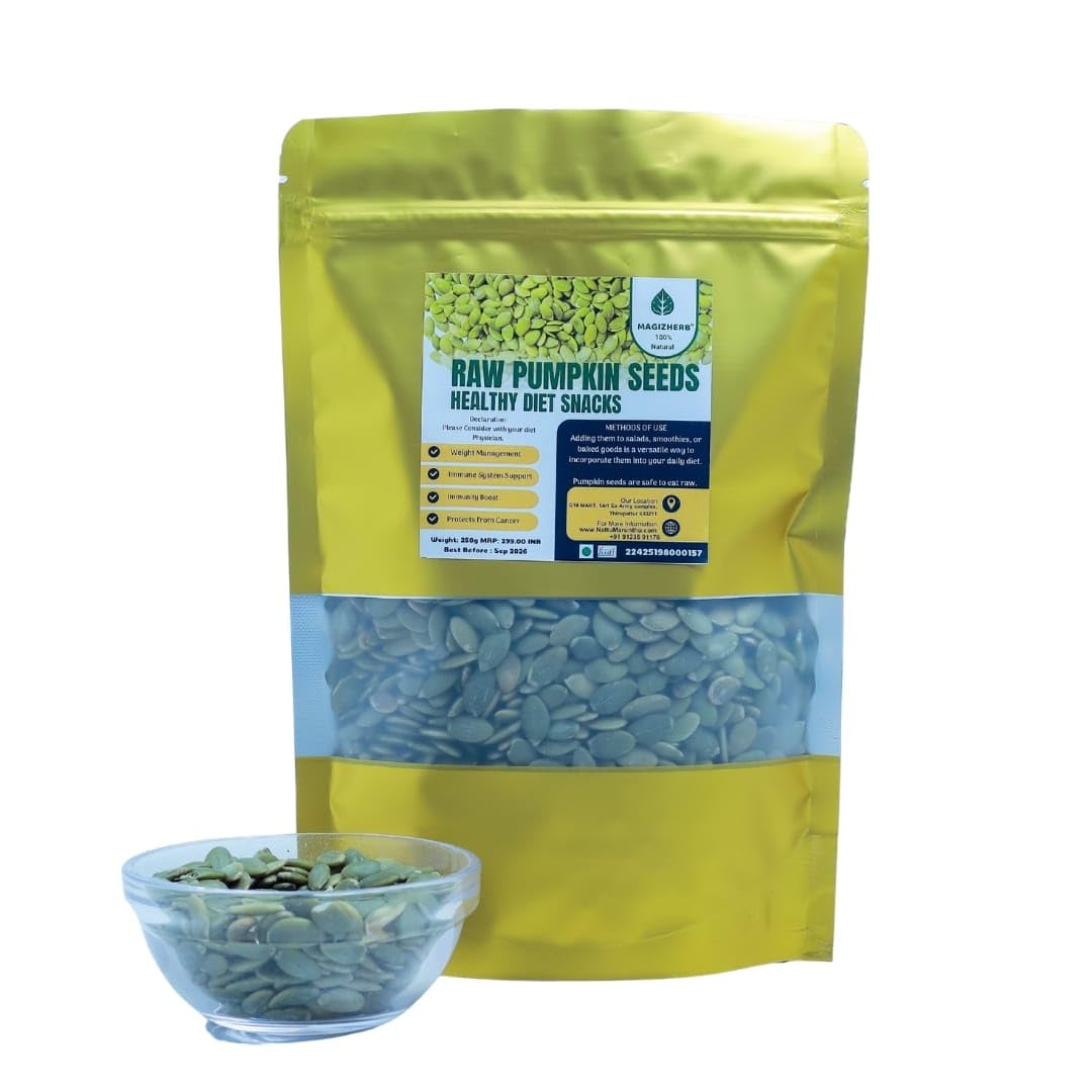 100% Natural Pumpkin Seeds 200g - AAA Grade Seeds for Eating | Protein Rich Seeds | Immunity Booster | Healthy Diet Snacks | Weight Management | Rich in Fibre-image-29
