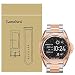 for Michael Kors Access Bradshaw Bands, Lamshaw Stainless Steel Metal Replacemet Straps for MK Access Touchscreen Bradshaw Smartwatch (Metal-Silver-Rose Gold)