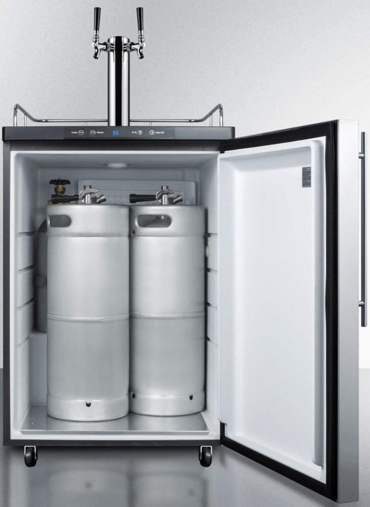 Summit Sbc635msshvtwin Wine Dispenser, Stainless-Steel on Fridge.com - View 4
