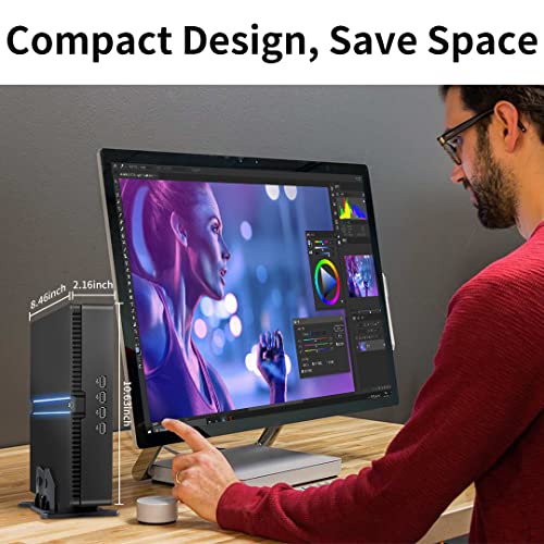 Image of msecore Mini Desktop Computer with i9-9900KF 3.60 GHz, RTX2060 6G, 64G DDR4 RAM, 1T NVME SSD, 4K@144Hz, 8K, Multi-Screen Display, Wi-Fi 6, BT5.1, Gaming PC with Win11 Pro