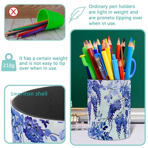 Fournitures de bureau et accessoires : pot à crayons en métal - 4
