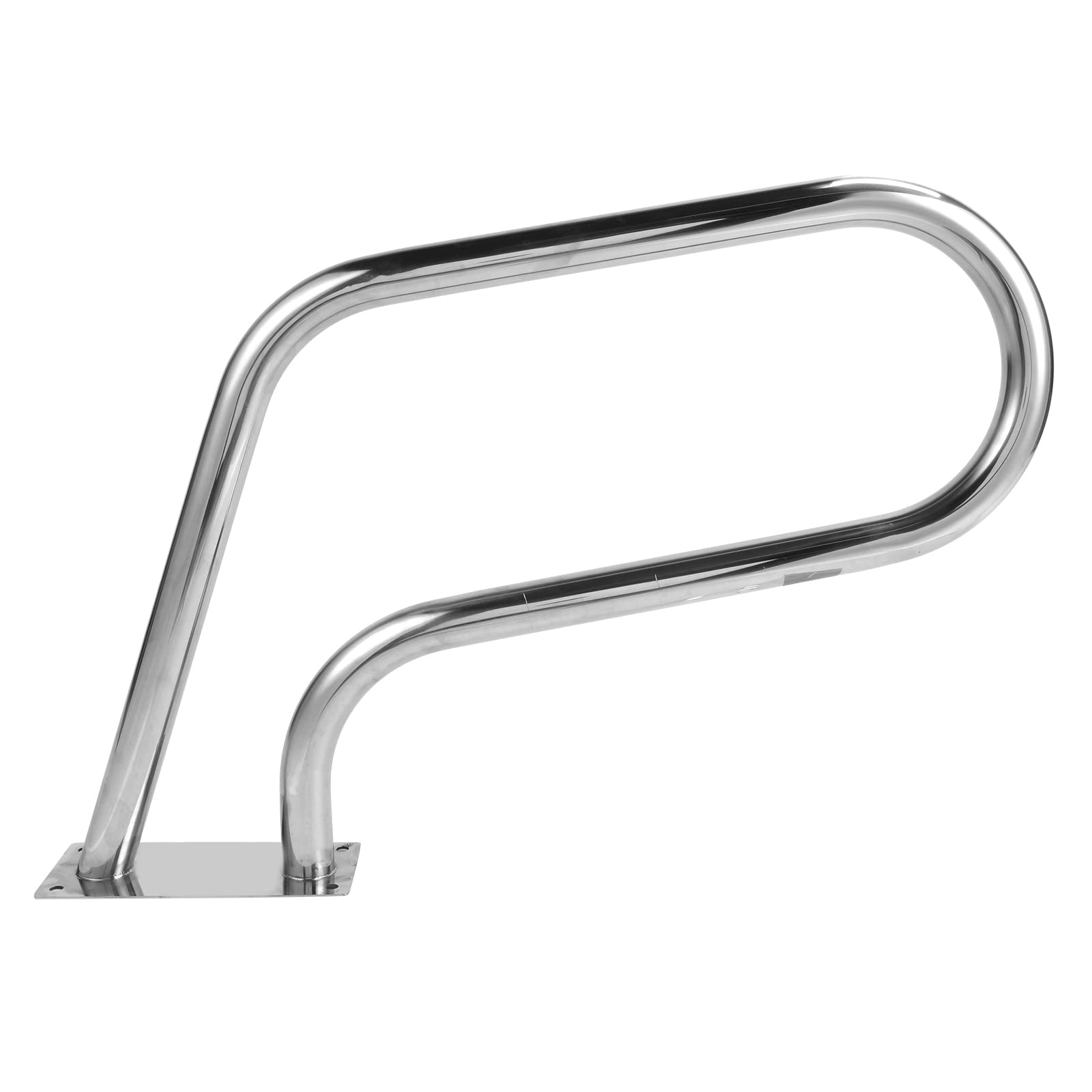 Alomejor Pasamanos de Piscina Duradero con Novedoso Diseño Curvo para Piscinas Privadas Hecho de Acero Inoxidable 304