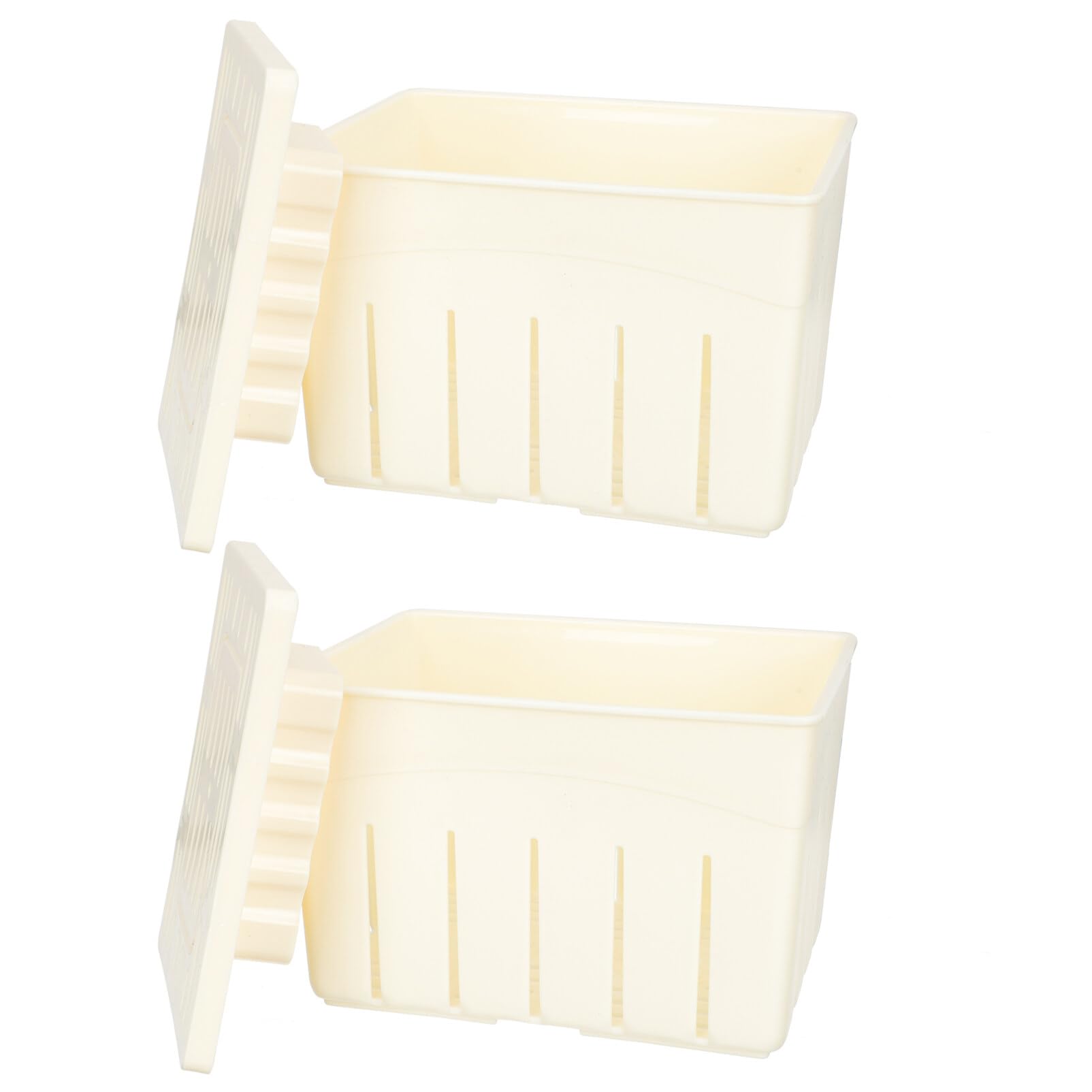 2pcs Tofu Mold Tofu Press Moulds Bean Curd Makers Kitchen Molds Homemade Tofu Makers Plastic Tofu Moulds Tofu Making Molds Tofu Diy Moulds Bean Curd Moulds Tofu Makers Moulds
