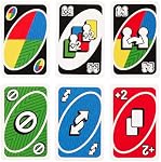 Mattel Games UNO Teams Card Game for Family Nights, Game Nights, Travel, Camping & Parties for Players 7 and Up in Up to Four Teams, with Cards Any Colorblind Player Can Use