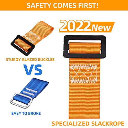 Needux Warrior Obstacle Course For Kids-11 Durable Obstacles And 50Ft Slackrope Outdoor Hanging Play Equipment, Kids Toys, 480 Lbs Load #TOP1