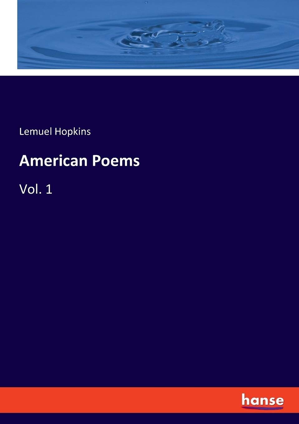 American Poems: Vol. 1