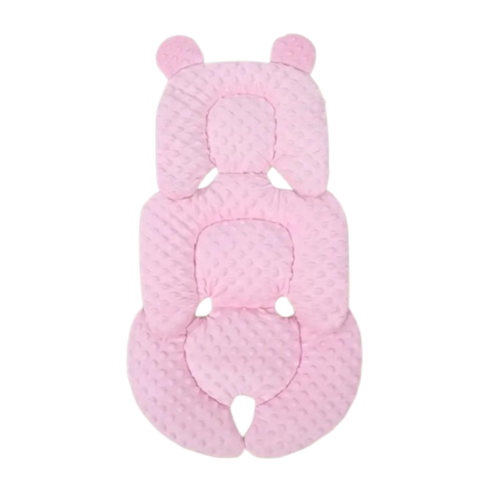 Baby Pushchair Liner, Universal Pram Insert Pad, Baby Stroller Cushion Seat (Pink, 66cmx38cm)