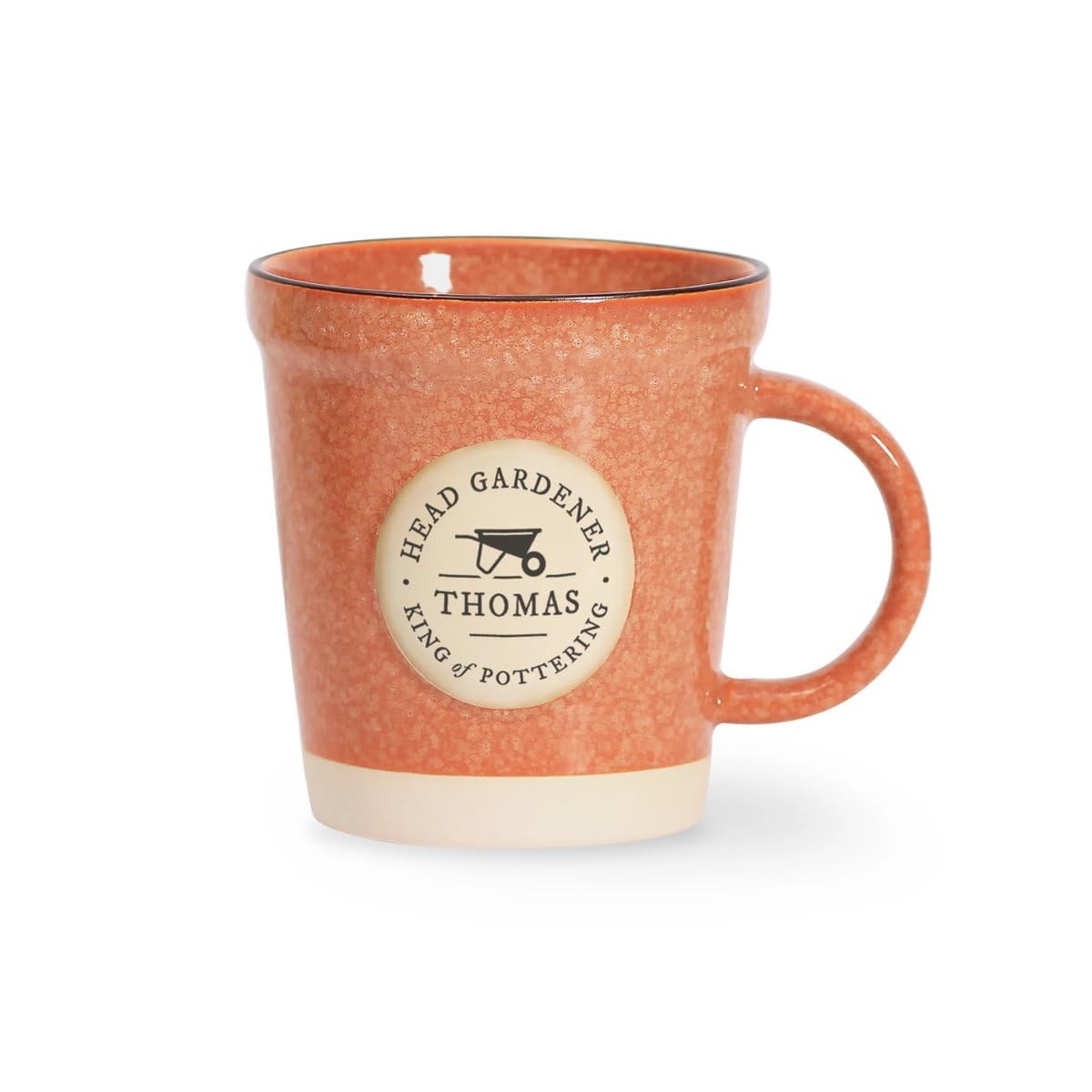 History & Heraldry Personalised Mug - Unique Ceramic Plant-Pot Style Mug โ Gift for Gardeners, or Office Decor (Thomas) โ image 1
